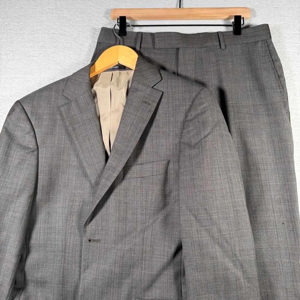 Hugo Boss Mens Grey Glen Check 2-Button‎ Suit Jacket Pants 42R 32x31 Turkey